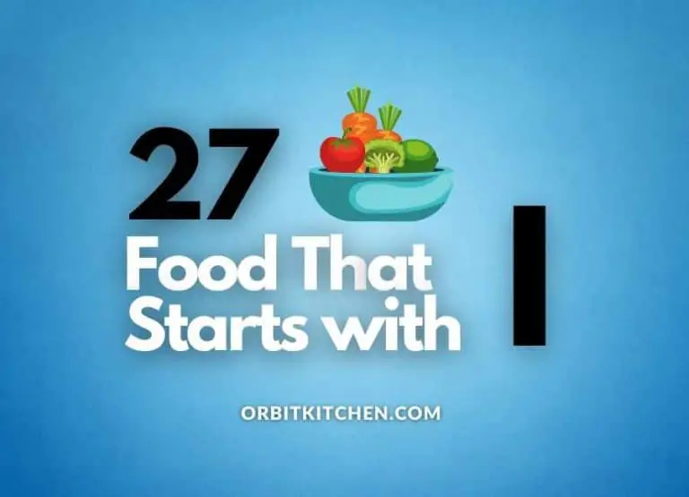 27 Food That Starts With I