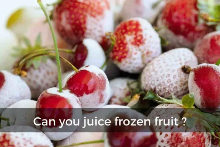 Is It Ok To Juice Frozen Fruit: Here’s the Answer