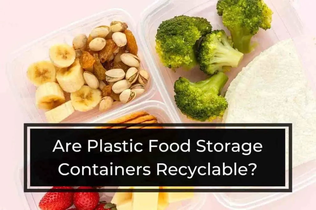 Are Plastic Food Storage Containers Recyclable