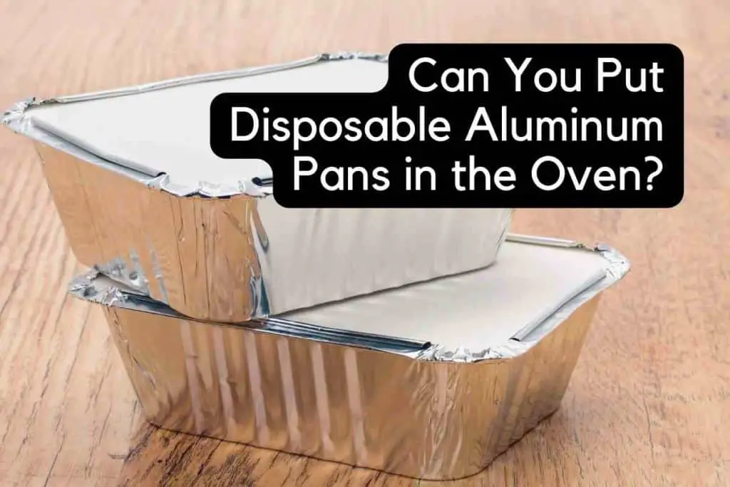 Can You Put Disposable Aluminum Pans in the Oven