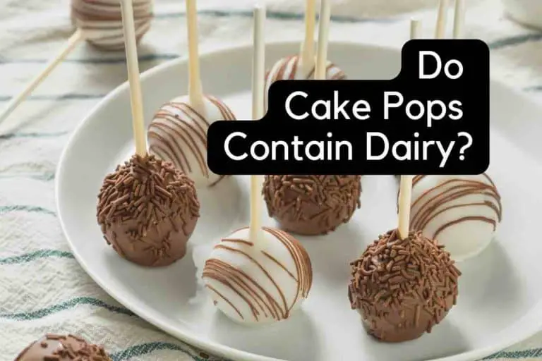 Do Cake Pops Contain Dairy?