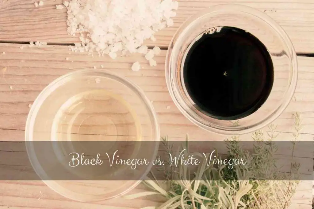 Black Vinegar vs White Vinegar