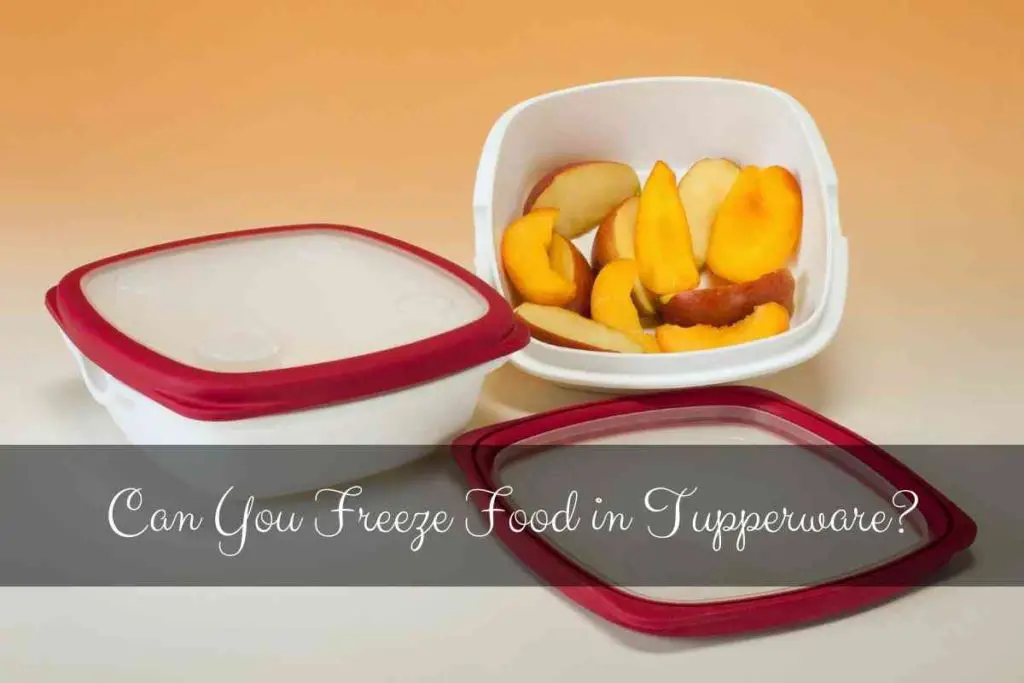 Can You Freeze Food in Tupperware