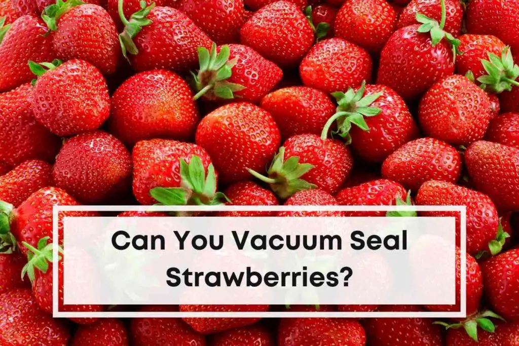 Can You Vacuum Seal Strawberries