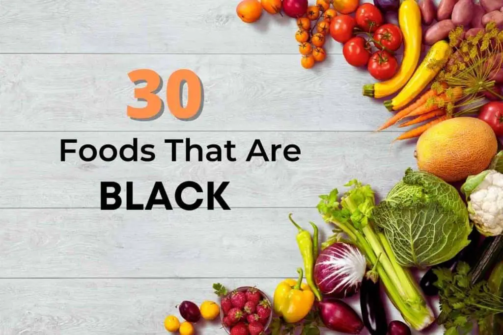 Foods that are Black