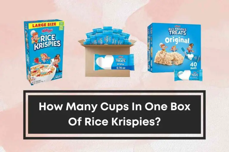 How Many Cups In One Box Of Rice Krispies?
