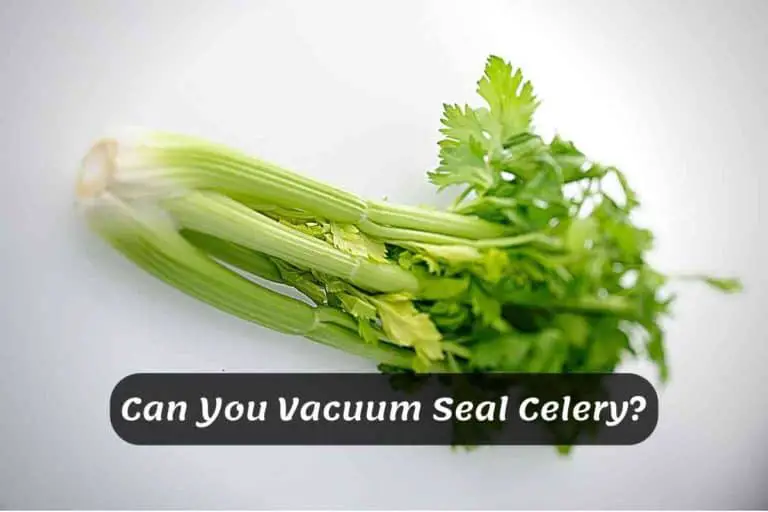 Can You Vacuum Seal Celery?