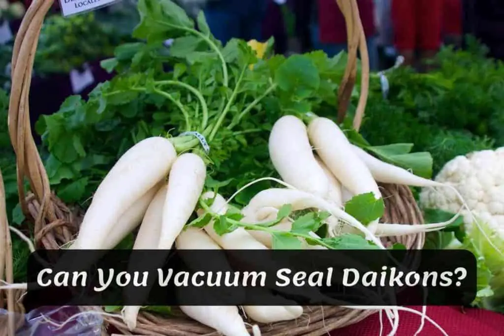 Can You Vacuum Seal Daikon