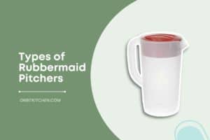 Types of Rubbermaid Pitchers