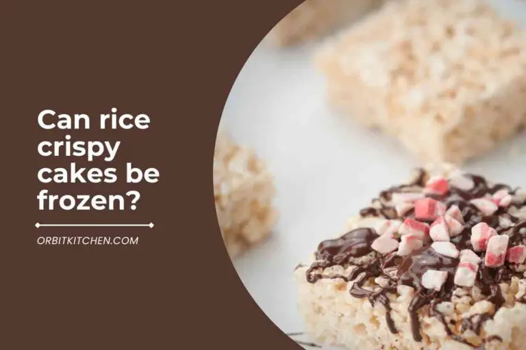 Can rice crispy cakes be frozen?