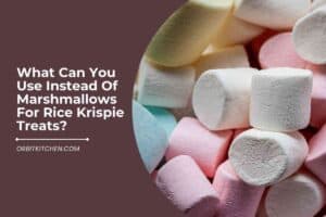 What Can You Use Instead Of Marshmallows For Rice Krispie Treats