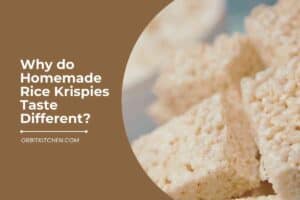 Why do homemade Rice Krispies taste different
