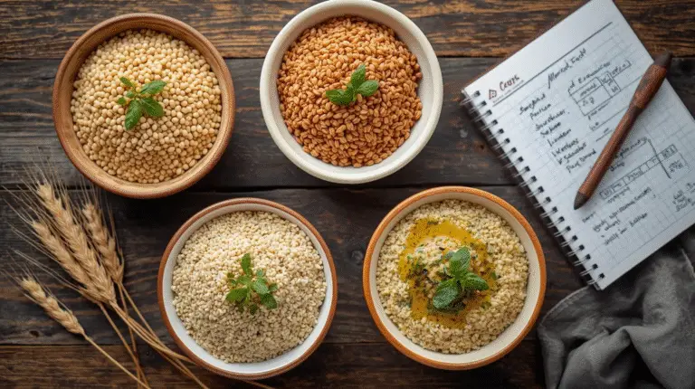 millet vs sorghum, buckwheat vs quinoa, ancient grains nutrition, millet health benefits, gluten free grains, quinoa vs millet, sorghum vs buckwheat, superfoods comparison